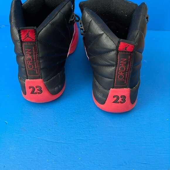 Air Jordan 12 OG XII Flu Game Black Red 1997 130690-061 Size 9.5 - Picture 5 of 8